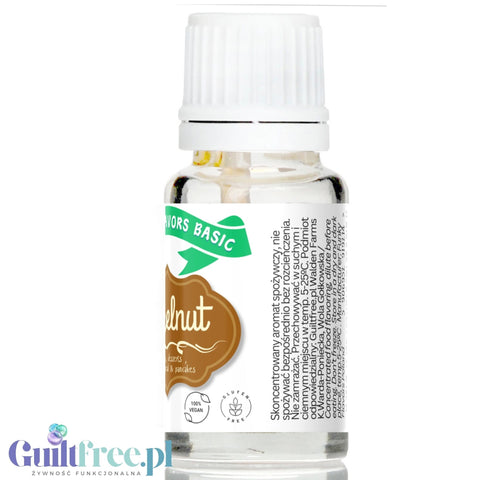 Funky Flavors Basic Hazelnut 10ml - Orzech Laskowy - kropelki aromatyzujące bez cukru, tłuszczu i słodzików