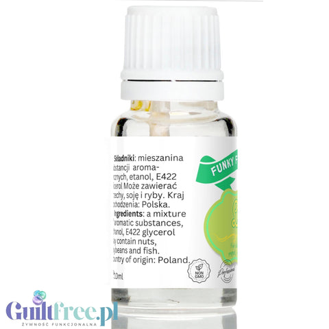Funky Flavors Basic Lime 10ml - Limonka - kropelki aromatyzujące bez cukru, tłuszczu i słodzików