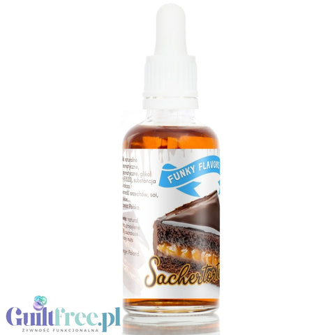 Funky Flavors Sweet Sachertorte - słodkie kropelki smakowe bez cukru i kalorii a la Tort Sachera