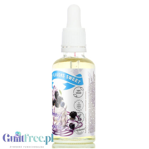 Funky Flavors Sweet Blackberry Creamsicle - słodkie kropelki o smaku jeżynowo-śmietankowy bez cukru i kalorii