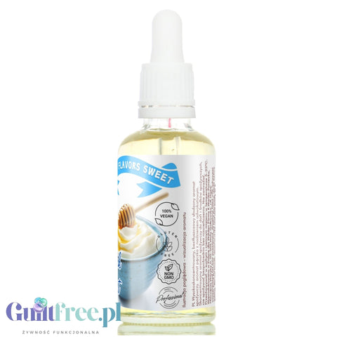 Funky Flavors Sweet Greek Yoghurt - słodkie kropelki smakowe bez cukru i kalorii, smak Jogurtu Greckiego