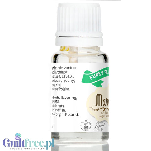 Funky Flavors Basic Marzipan 10ml - marcepanowe kropelki aromatyczne bez cukru, słodzików i kalorii