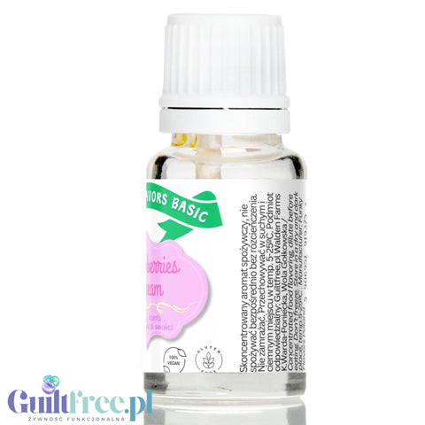 Funky Flavors Basic Strawberries  Cream 10ml - Truskawki w Śmietanie - aromatyzujące kropelki bez cukru i słodzików