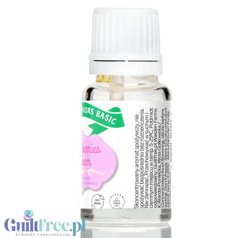 Funky Flavors Basic Strawberries  Cream 10ml - Truskawki w Śmietanie - aromatyzujące kropelki bez cukru i słodzików