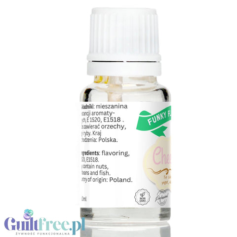 Funky Flavors Basic Cheesecake 10ml - kropelki sernikowe bez cukru, słodzików i kalorii