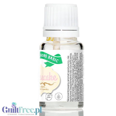 Funky Flavors Basic Cheesecake 10ml - kropelki sernikowe bez cukru, słodzików i kalorii