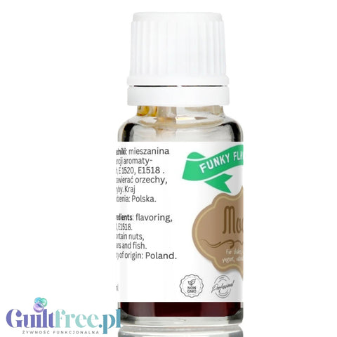 Funky Flavors Basic Mocha 10ml - kropelki aromatyczne bez cukru i słodzików, aromat mocnej kawy
