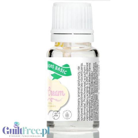 Funky Flavors Basic Sweet Cream 10ml - kropelki aromatyczne z nutą słodkiej śmietanki, bez cukru i słodzików