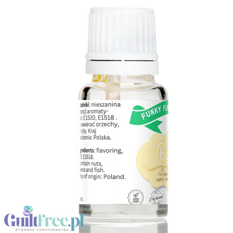 Funky Flavors Basic Butter 10ml - wegańskie kropelki o aromacie masła, bez tłuszczu i kalorii