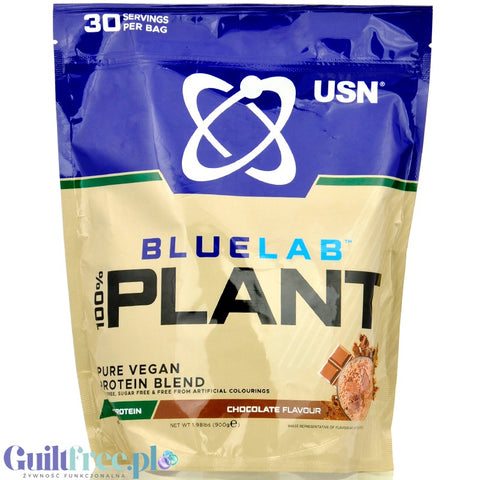 USN Green 100%  Pure Vegan Protein Blend, Chocolate 0,9kg