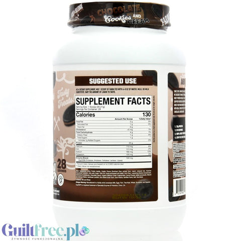 Axe & Sledge Farm Fed, Chocolate Cookies & Cream - upscale protein supplement 100% WPI, 25g protein