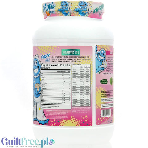 Axe & Sledge Farm Fed, Dippin' Dots Birthday Cake Ice Cream - fabulously delicious 100% WPI protein supplement, 22g protein