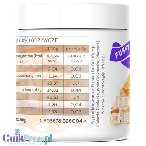 copy of Funky Flavors Splash NY Cheesecake 6kcal low calorie sugar free food flavoring