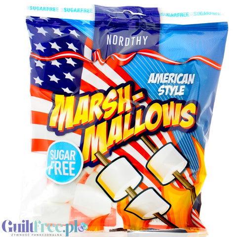 Nordthy Marshmallow American Style - bezcukrowe pianki marshmallow