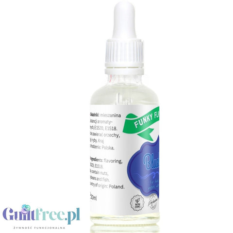 Funky Flavors Basic Blueberry 30ml - jagodowe kropelki aromatyczne bez cukru, słodzików i kcal