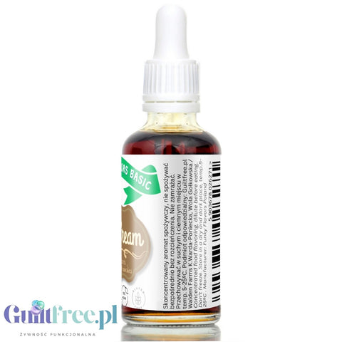 Funky Flavors Basic Irish Cream 30ml - kropelki aromatyczne do potraw, bez cukru, słodzików i kcal