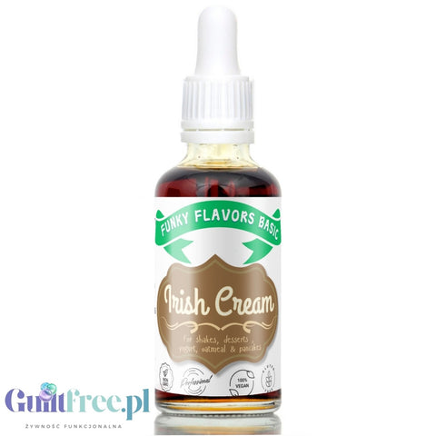 Funky Flavors Basic Irish Cream 30ml - kropelki aromatyczne do potraw, bez cukru, słodzików i kcal