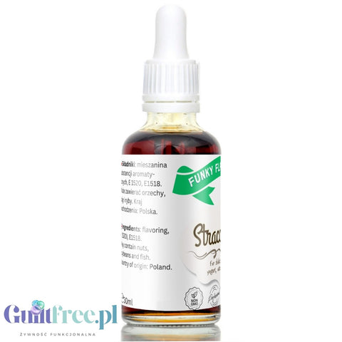 Funky Flavors Basic Stracciatella 30ml - kropelki aromatyzujące bez cukru i słodzików, aromat wanilii i ciemnej czekolady