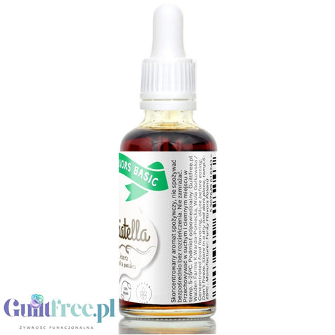 Funky Flavors Basic Stracciatella 30ml - flavoring drops without sugar or sweeteners, vanilla and dark chocolate flavoring