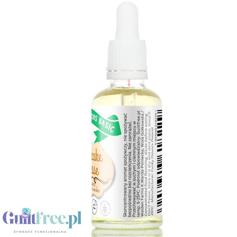 Funky Flavors Basic Cheesecake Vienesse 30ml - kropelki aromatyzujące bez cukru i słodzików, aromat sernika z pomarańczą