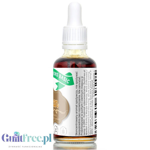 Funky Flavors Basic Pecan 30ml - kropelki aromatyzujące bez cukru i słodzików, aromat orzechów pekan
