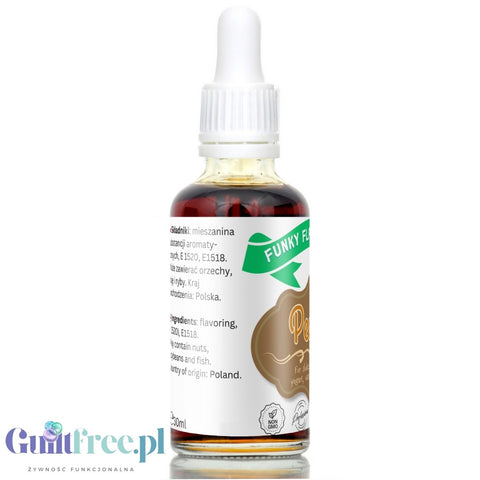 Funky Flavors Basic Pecan 30ml - sugar and sweetener free pecan flavor drops