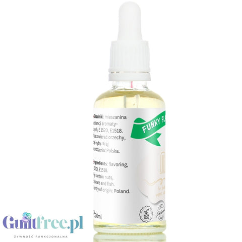Funky Flavors Basic Milk 30ml - flavoring drops without sugar and sweeteners, milk flavoring