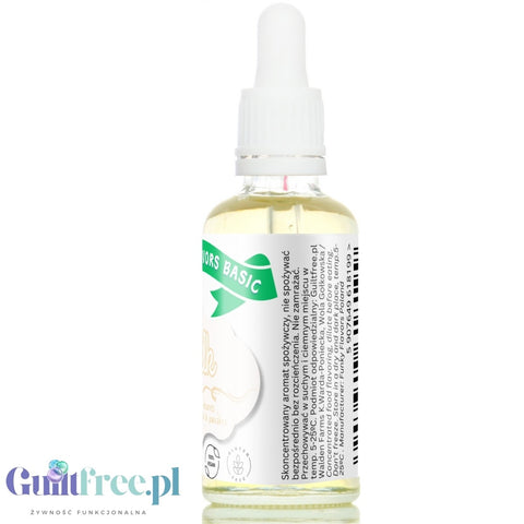 Funky Flavors Basic Milk 30ml - kropelki aromatyzujące bez cukru i słodzików, aromat mleka
