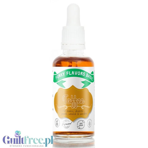 Funky Flavors Basic Toffee 30ml flavor drops, no sugar