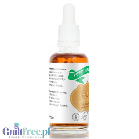 Funky Flavors Basic Peanut 30ml - Orzechy Ziemne - Fistaszkowe kropelki aromatyzujące bez cukru i słodzików