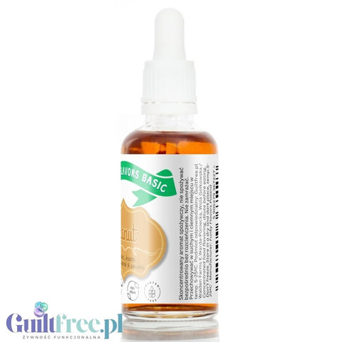 Funky Flavors Basic Peanut 30ml - Orzechy Ziemne - Fistaszkowe kropelki aromatyzujące bez cukru i słodzików