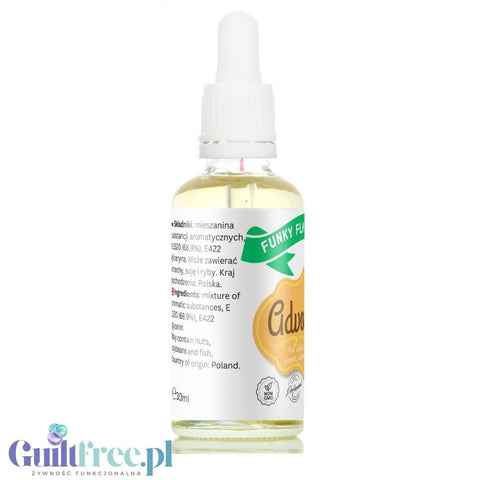 Funky Flavors Basic Advocate 30ml - Kropelki Aromatyzujące do Fit Deserów, Wypieków i Kawy bez cukru