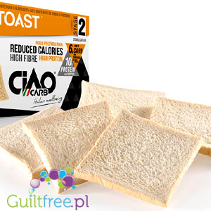 Ciao Carb Crunchy wheat toasts with reduced energy and low carbohydrate content