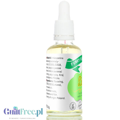 Funky Flavors Basic Lime 30g - limonkowe kropelki spożywcze bez cukru, tłuszczu i kalorii