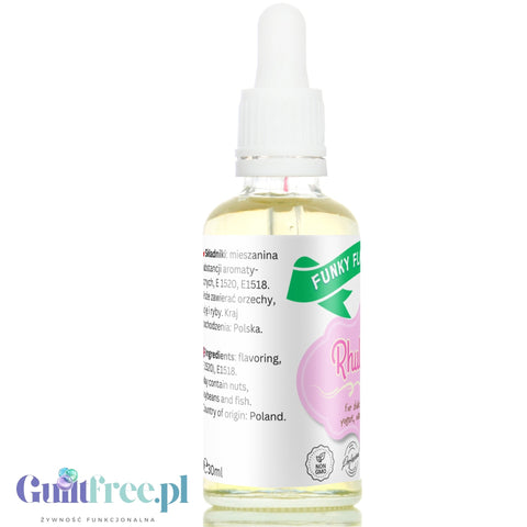 Funky Flavors Basic Rhubarb 30ml - rhubarb flavor without sugar and fat