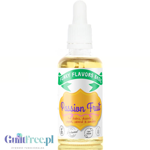 Funky Flavors Basic Passion Fruit 30ml - kropelki aromatyczne do potraw o zapachu marakui