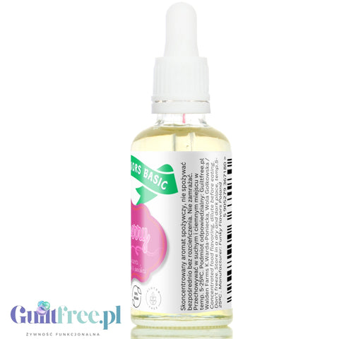 Funky Flavors Basic Raspberry 30ml - malinowe kropelki aromatyczne bez cukru, tłuszczu i słodzików