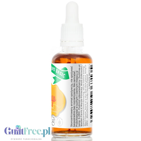 Funky Flavors Basic Mango 30ml - kropelki aromatyzujące do potraw bez cukru, słodzików i kalorii