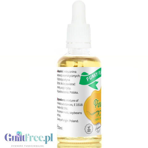 Funky Flavors Basic Pneapple flavor for shakes, desserts, yoghurt, ice cream & pancakes