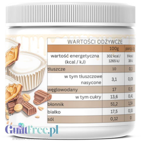 Funky Flavors Splash White PB Cup 200g  low calorie sugar free, high fiber powdered food flavoring