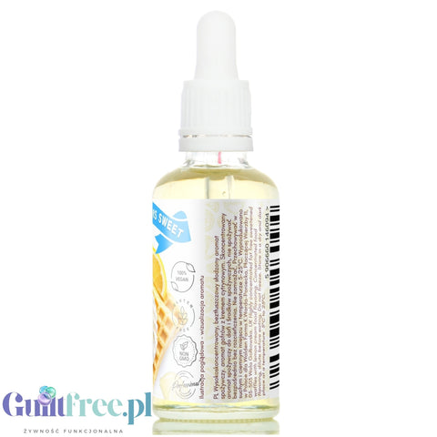 Funky Flavors Sweet Lemon Wafer - flavored sweetener drops without sugar or calories