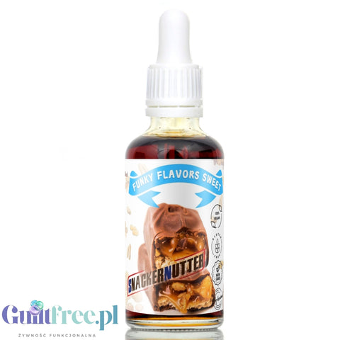 Funky Flavors Sweet Snacker Nutter - sweet flavor drops without sugar and calories, flavor Bar with Caramel and Nuts