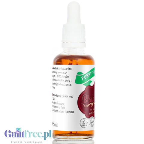 Funky Flavors Basic Black Cherry 30ml - wiśniowe kropelki aromatyzujące bez cukru, słodzików i kalorii