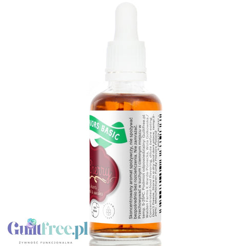 Funky Flavors Basic Black Cherry 30ml - wiśniowe kropelki aromatyzujące bez cukru, słodzików i kalorii