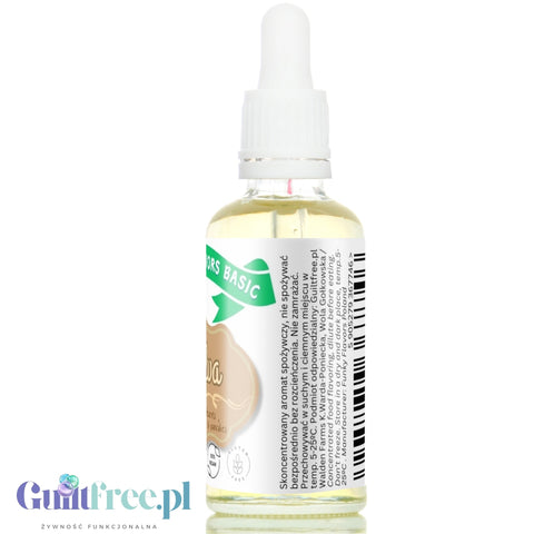 Funky Flavors Basic Chalva 30ml - chałwowe kropelki zapachowe do napojów i posiłków, bez cukru i słodzików