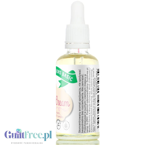 Funky Flavors Basic Sweet Cream 30ml - śmietankowy aromat w kroplach bez cukru i bez tłuszczu