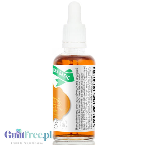 Funky Flavors Basic Orange 30ml - kropelki aromatyczne do jedzenia i picia, bez cukru i słodzików