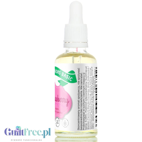 Funky Flavors Basic Wild Strawberry 30ml - kropelki poziomkowe bez cukru, tłuszczu i bez kalorii