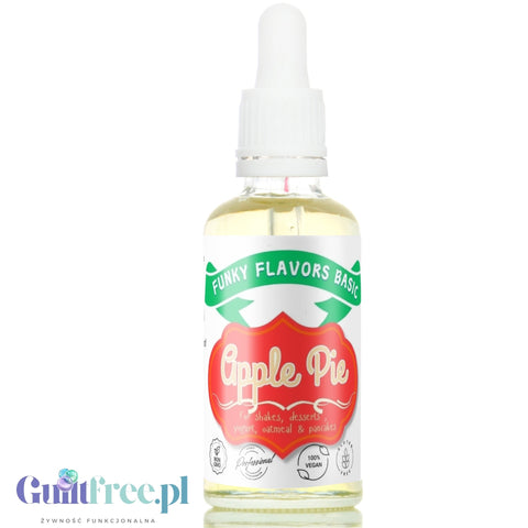 Funky Flavors Basic Apple Pie 30ml - apple pie drops without sugar, sweeteners or calories