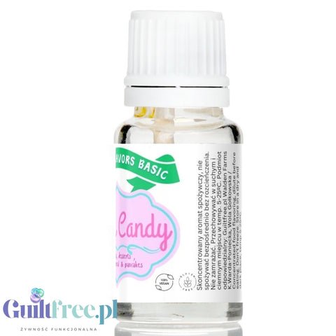 Funky Flavors Basic Cotton Candy 10ml - food flavor without sugar or sweeteners, Cotton Candy.